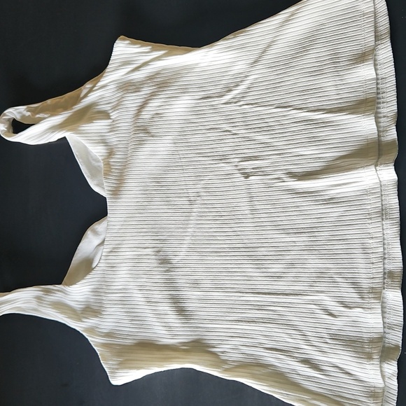 H&M Cream Ribbed Tank Top - Picture 3 of 3
